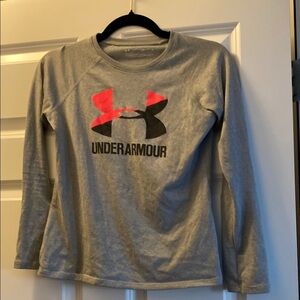 Under Armour Gray Long Sleeve Tee